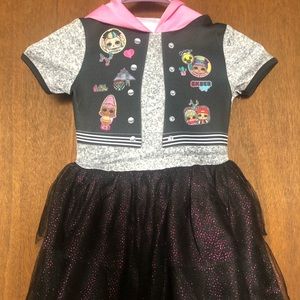 #6– Girls LOL surprise dress with hood